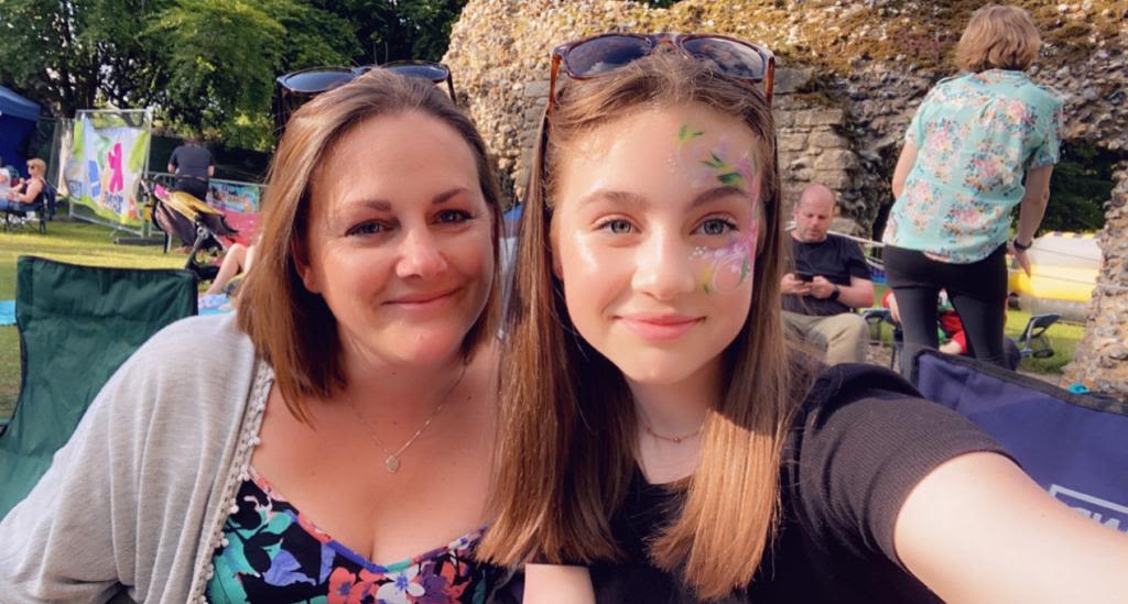 Claire and daughter Sophie